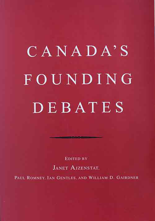 Canada's Founding Debates book cover